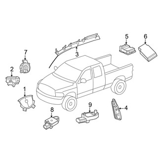 Dodge OE - Restraint Systems - Air Bag Components