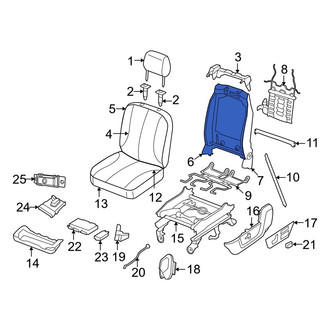 Dodge OE - Front Seat Back Frame