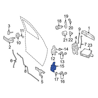 Dodge OE - Front Left Lower Door Hinge