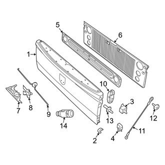 Dodge OE - Pick Up Box - Tail Gate