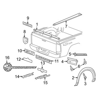 Dodge OE - Pick Up Box - Exterior Trim