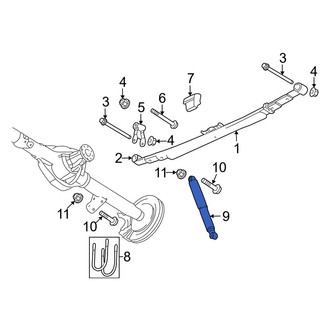 Dodge OE - Rear Suspension Shock Absorber