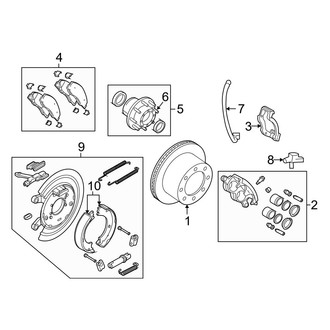 Dodge OE - Rear Suspension - Brake Components