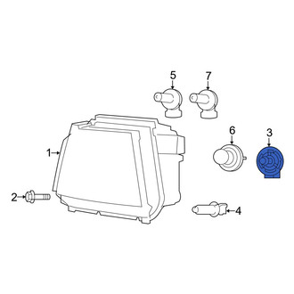 Dodge OE - Front Headlight Bulb