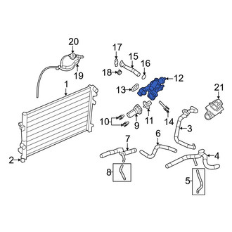 Dodge OE - Lower Engine Coolant Thermostat Housing