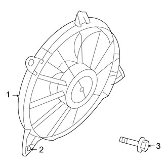 Dodge OE - Cooling Fan (2.4L)