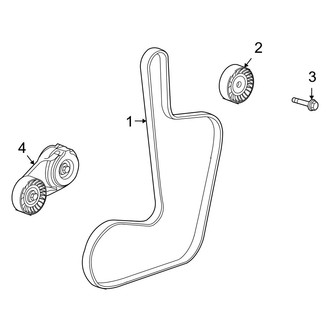 Dodge OE - Cooling - Belts & Pulleys (3.5L)