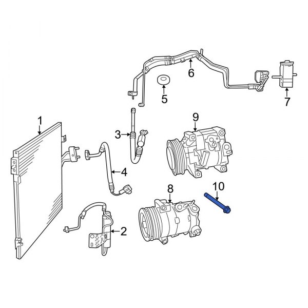 A/C Compressor Bolt