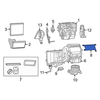 Dodge OE - HVAC Blower Motor Cover