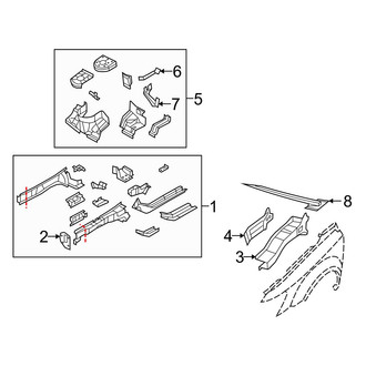 Dodge OE - Fender - Structural Components & Rails