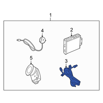 Dodge OE - Rear Parking Aid System Wiring Harness