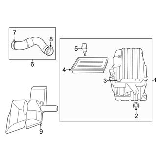 Dodge OE - Engine / Transaxle - Air Intake (2.4L)