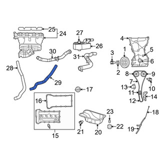 Dodge OE - Radiator Coolant Hose