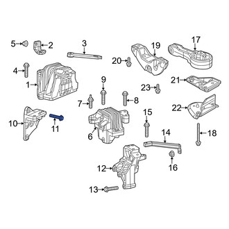 Dodge OE - Engine Mount Bolt