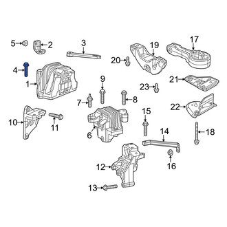 Dodge OE - Engine Mount Bolt