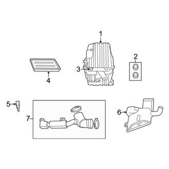 Dodge OE - Engine / Transaxle - Air Intake (3.5L)