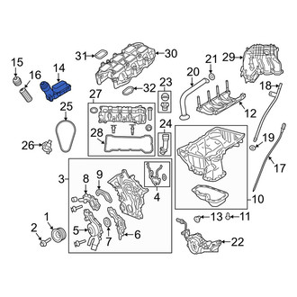 Dodge OE - Engine Oil Filter Adapter
