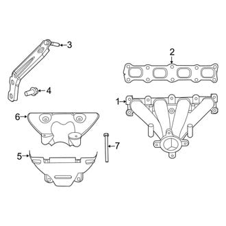Dodge OE - Exhaust System - Exhaust Manifold