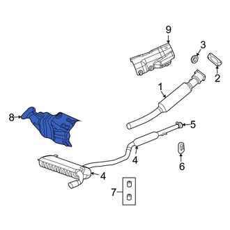 Dodge OE - Floor Pan Heat Shield