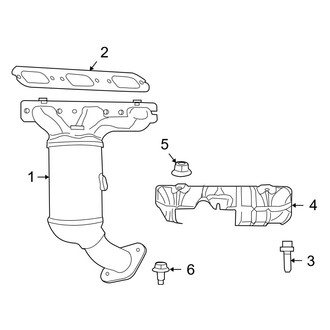 Dodge OE - Exhaust System - Exhaust Manifold (3.5L)