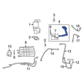 Dodge OE - Exhaust Gas Recirculation (EGR) Tube