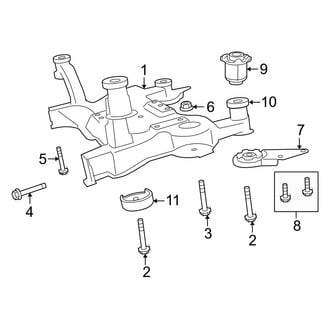 Dodge OE - Front Suspension - Engine Crossmember