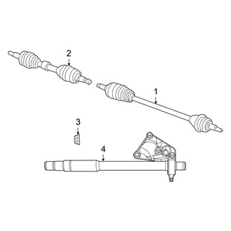 Dodge OE - Front Suspension - Drive Axles