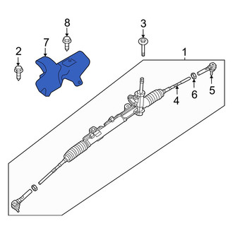 Dodge OE - Steering Gear Dust Shield