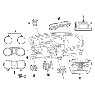 Dodge OE - Instrument Panel - Cluster & Switches