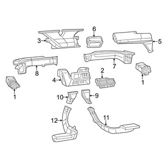 Dodge OE - Instrument Panel - Ducts