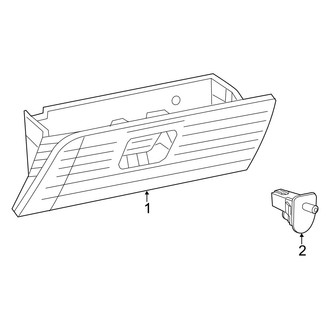 Dodge OE - Instrument Panel - Glove Box
