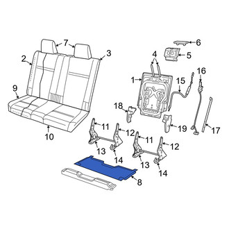 Dodge OE - Rear Seat Frame