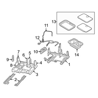 Dodge OE - Seats & Tracks - Tracks & Components (Passenger Side 2nd Seat)