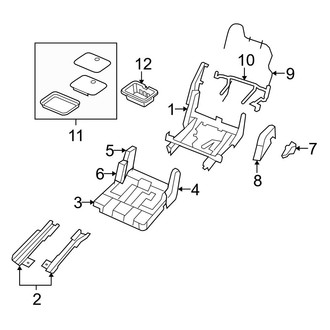 Dodge OE - Seats & Tracks - Tracks & Components (Driver Side 2nd Seat)