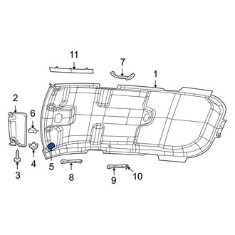Dodge OE - Sun Visor Support