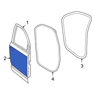 Dodge OE - Front Right Outer Door Outer Panel