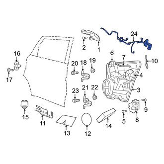 Dodge OE - Front Right Door Wiring Harness
