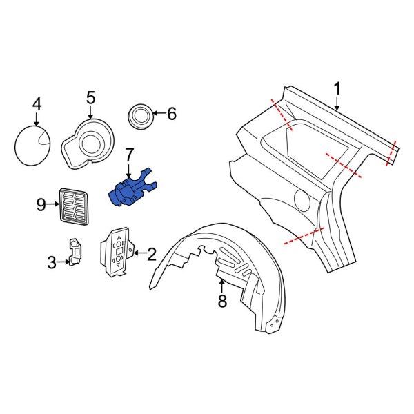 Fuel Door Bumper