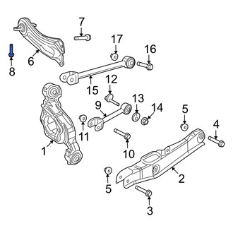 Dodge OE - Suspension Trailing Arm Bolt
