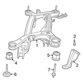 Dodge OE - Rear Suspension - Suspension Components (FWD)