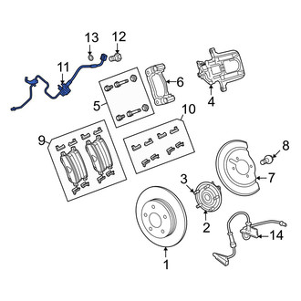 Dodge OE - Rear ABS Pressure Hose