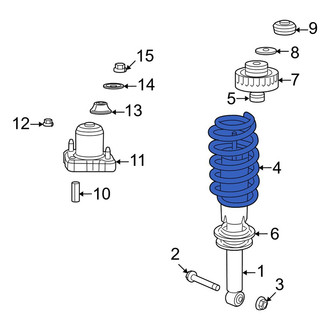Dodge OE - Rear Coil Spring