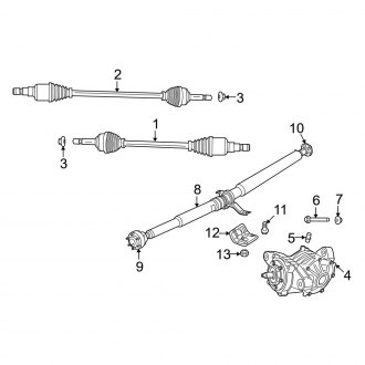 dodge journey car axle