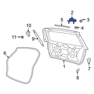 Dodge OE - Rear Liftgate Hinge