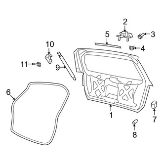 Dodge OE - Lift Gate - Gate & Hardware