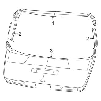 Dodge OE - Lift Gate - Interior Trim