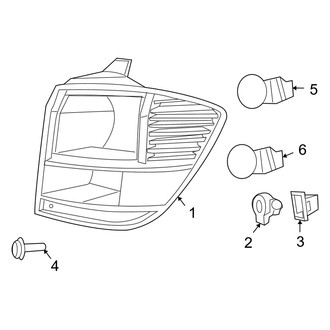 Dodge OE - Rear Lamps - Combination Lamps (On Quarter Panel)