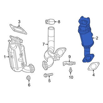 Dodge OE - Rear Catalytic Converter
