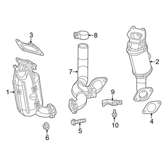 Dodge OE - Exhaust System - Exhaust Manifold