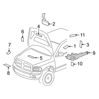 Dodge OE - Information Labels - Labels